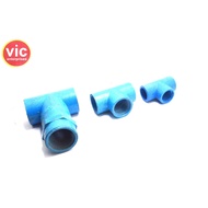 Atlanta Pvc Blue Fittings Threaded Tee, Vic Enterprises