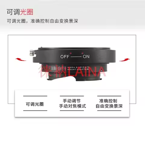 LAINA Nikon(G)-LM Adapter Ring AI F G AF-S Lens to Leica M L/M M9 M8 M7 M6 M5 M3 M-P M-p240 M9p Came