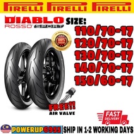 YEAR 2023 PIRELLI DIABLO ROSSO SPORT TYRE TAYAR110/70-17 120/70-17 130/70-17 140/70-17 150/60-17 ROS