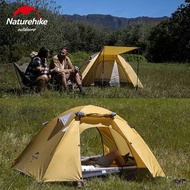 📢พร้อมส่งใน24ชม.📢 เต้นท์ naturehike เต้นท์สนาม Series Aluminum Poles Tent P2 P4 คนกลางแจ้ง เต็นท์ครอบคร p2 ใบไม้แห้งสีเหลือง P2（1-2 คน）