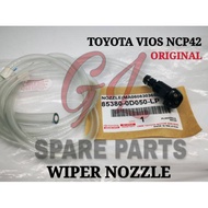 FRONT WIPER NOZZLE ORIGINAL VIOS NCP42 2003-2006Y TOYOTA (85380-0D050-LP) WINDSCREEN SPRAY WASHER
