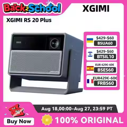 XGIMI RS 20 Plus Tri-color Laser 4K Projector Optical Variable Focus for Game 3D Android IMAX 3000io