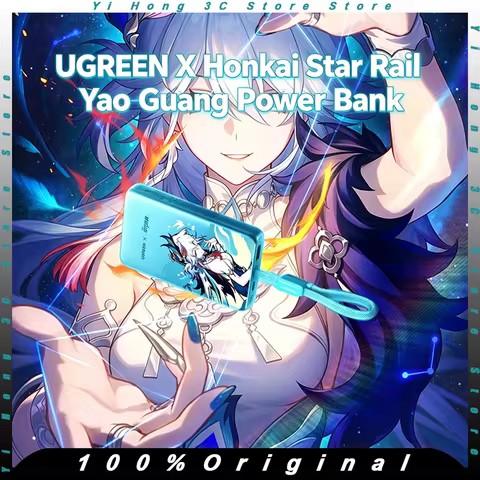 UGREEN Portable Power Bank X Honkai Star Rail Yao Guang 20000mAh 55W Fast Charging Built In USB C Ca