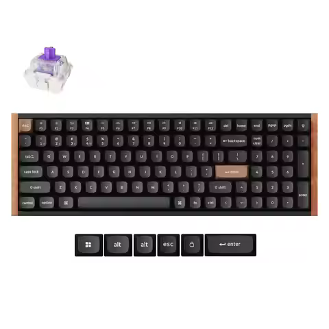 Keychron K4 HE Wireless Magnetic Switch Custom Keyboard 96% Layout RGB Backlight Double-Shot PBT Key
