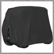 [M G L O] 4 Passenger Golf Cart Cover 210D Waterproof Sunproof Dustproof Rain Cover for EZ GO Club C