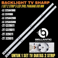 SHARP 32 INCH TV BACKLIGHT 32SA4100i- 32SA4200i- 32SA4500i 2T-C32BG11-2T-C32BD11 SHARP 32 INCH TV BA