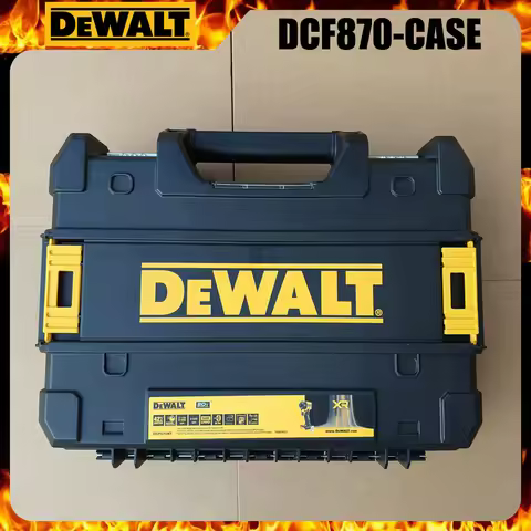 DEWALT DCF870-CASE Heavy Duty Rigid Empty Case 43*34*13cm Stackable Durable Organizer Box For Power 