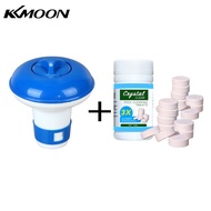 KKmoon Pool Cleaning Float With 100pcs Purifier Tablets Swimming Pool Chlorine Dispenser Kit