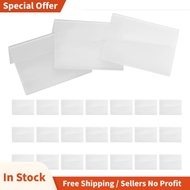 30Pcs Sign Display Holder Price Name Card Tag Mini Sign Label Counter Top Stand Case 6cm x 4Cm