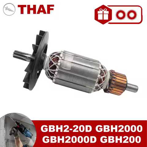AC 220V 240V GBH2-20D GBH200 GBH2-20 Armature Rotor For BOSCH Hammer Drill Spare Parts Rotary Hammer