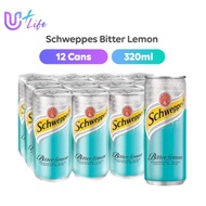 Schweppes Bitter Lemon 12 Cans (320ml)  [Min 6 Months Expiry]