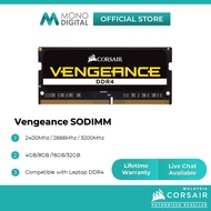 CORSAIR Vengeance SODIMM DDR4 2400Mhz / 2666Mhz / 3200Mhz Notebook Laptop SODIMM RAM (4GB/ 8GB /16GB