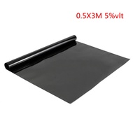 2PLY 0.5x3m 5% 15% 30% VLT Dark Black Privacy Car Home Glass Window Tint Tinting Film Vinyl Roll