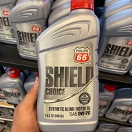 Phillips 66 Shield Choice Semi Synthetic Engine Oil 0W-20 Perodua Axia Bezza Myvi New Engine Oil Phillips66