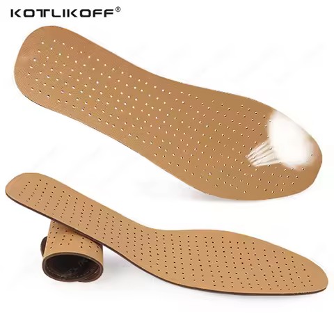 Breathable Ultra Thin Deodorant PU Leather Insoles Absorb Sweat Replacement Inner Soles Shoes Insole