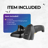 POSDECK A66 Wireless Barcode Scanner QR Bar Code Scaner Scan Barang 2D Cashier POS System PC Laptop