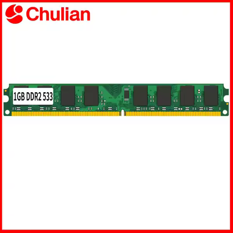 For Desktop Computer Memoria Module PC Memory Ram PC4200 DDR2 533MHz 1.8V 240PIN 1GB DIMM Non-ECC De