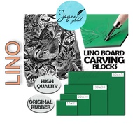 Lino Board for Art Carving , Printmaking 3MM Thickness  (A5 / A4 / A3 / Square Size)