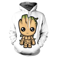 New Superhero Groot Movie Guardian Of The Galaxy 3D Print Hoodies Funny Pullover Long Sleeve Tracksuit Casual Brand Men Clothing