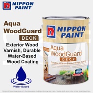 Nippon Paint Aqua WoodGuard DECK 1L Gloss and Soft Matt Sheen