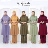 Dalila Jubah Seluar Safwah Suit Muslimah for Umrah Haji Ironless Moss Crepe [TANPA TUDUNG] GROUP 2 Suit Muslimah Wanita