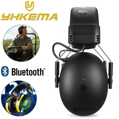 YHKEMA EB20 Bluetooth Hearing Protection Headset Comfortable Earmuffs AUX Mode Noise Reduction Headp