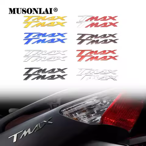 TMAX T-MAX Motorcycle Logo Decal Tank Body Sticker 3D Emblem for Yamaha TMAX500 TMAX530 T-MAX 500 53