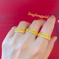แหวนทอง1สลึง YHGOLD เลทโรมิโอ ทองคำแท้96.5%ขายได้จำนำได้