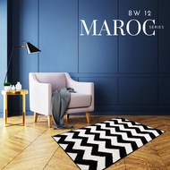 MAROC CARPET 100 X 150 BW12 MONOCHROME