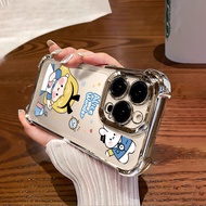 For Vivo Y36 Y36i Y38 Y50 Y55 Y55s Y75 Y77 Y77e Y77t Y78 Y78+ Plating Airbag Cute Princess Soft Phon