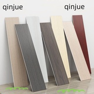 QINJUE Skirting Line, Self Adhesive Wood Grain Floor Tile Sticker, Living Room Waterproof Windowsill Waist Line