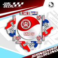 Stiker Tebok Lovebird BNR 36 Decal Sangkar Batman Burung New Kandang Bulat Love Bird Bisa Custom Des