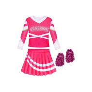 Eusnady Women Dress Zombies 3 Addison Costume Halloween Cosplay Outfit Disney Zombies Clothes Party 