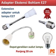 E27 to E27 Bulb Extension Adapter 20cm Bulb Extension Lamp Angle