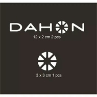 DAHON BIKE CUTTING STICKERS
