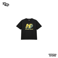 THE HUNDRED PERCENT "GRIN" SHIRT "BOXY CROP"BLACK