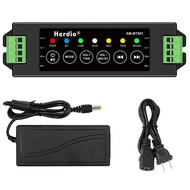 Herdio 24V3A Power Adapter 4 ช่องมินิบลูทูธเครื่องขยายเสียงสําหรับลําโพงแบบ Passive พร้อม TWS AUX MI