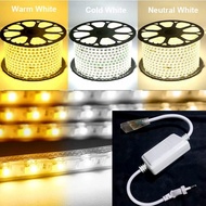 LAMPU LED STRIP SELANG 3 WARNA 5730 SMD AC 220V DOUBLE LED OUTDOOR AND INDOOR / LAMPU PLAFON 3WARNA