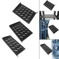 [hhtbtylr] Server Rack Shelf Network Cabinet Shelf Universal Mounting Vented Cantilever Server Mount