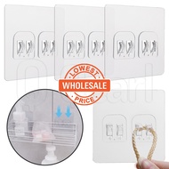 [Wholesale] Home Self-Adhesive Rack Shelving Patch / Strong Load-Bearing Non Trace Stickers Hook / W