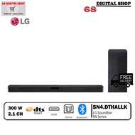 LG SoundBar SN4 ลำโพง ซาวด์บาร์ แอลจี 300W 2.1 Ch. รุ่น SN4.DTHALLK