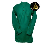 KURTA SLIM FIT FARHAN BIRU HIJAU EMERALD GREEN