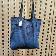 Tote bag ladies bag shopping bag denim bag jeans bag