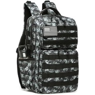 Wotony Military Tactical Backpack for Men Waterproof Daypack 3 Day Assault Pack Molle Bag with Water