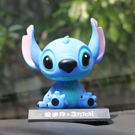 ONECEW ของขวัญเด็กของเล่นเด็กผู้ชายเด็กผู้หญิงรุ่น Lilo และ Stitch Bobble หัวเครื่องประดับรถการ์ตูนตกแต่งตุ๊กตาสติชหัวเขย่าของเล่นโมเดลสติทช์หุ่นอะนิเมะคอลเลกชันหุ่น