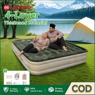 🔥Free pillow🔥 MODOFO Inflatable Air Bed Tilam Queen With Elect Pump Automatic Portable For CampTent