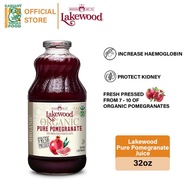 Lakewood Organic Pure Pomegranate Juice (946ml) High Cholesterol | No Added Sugar | No Preservatives