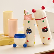 Travel Tooth Cup Mouthwash Cup Outing Wash Cup Portable Toothbrush Cup Dopamine Travel Toothbrush Cu