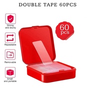 DHL WHOLESALE DOUBLE TAPE STICKER CONTENTS 60 PCS TRANSPARENT 2-SIDED ADHESIVE TAPE/ BOX CONTENTS 60