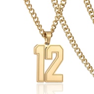 1 Keping 1-99 Kalung Nombor Junior untuk Lelaki dan Wanita, Nombor Jersi Atlet Sukan Hitam, Barang K